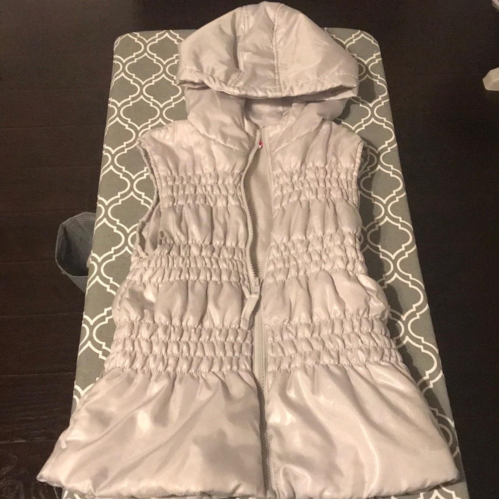 Gray vest for girl